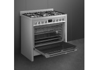 Smeg B95GMCX2 Opera 90cm fornuis 5 gasbranders oven inox