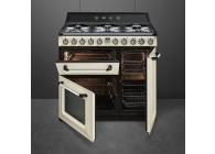 Smeg TR93P 90cm A+ gasfornuis multi-oven grilloven Creme