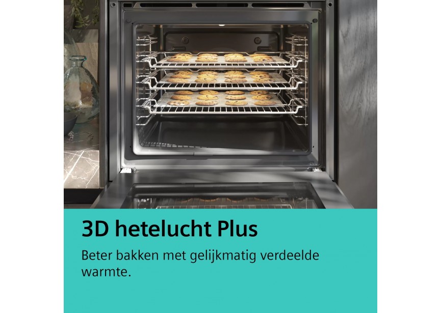 Siemens HB774A1B1 A+ 60 cm TFT-touch Pyrolyse oven Zwart