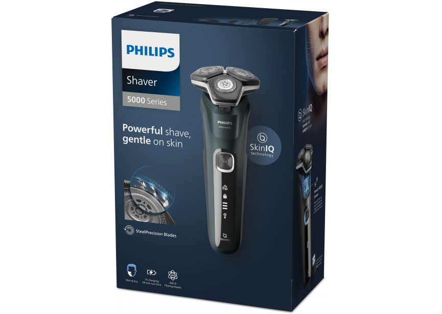 Philips S5884/38 oplaadbare Shaver Nat en droog + Tondeuse