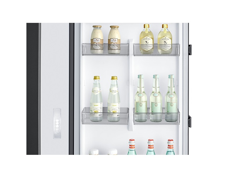 Samsung RR39C76C322 186 cm 387 L koelkast flessenrek Zwart