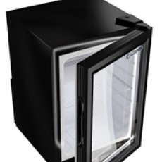 Gastro cool GCKW24 zwart 24liter koeler met glazen deur