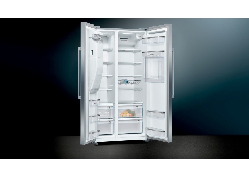 Siemens KA93GAIEP Side by Side inox-easyclean -kraan nodig-