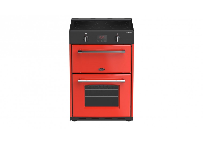 Belling Farmhouse 60 Ei Rood fornuis 4 inductiezone 2 oven