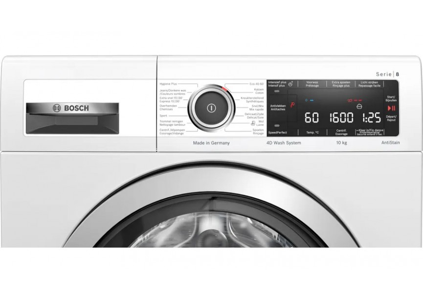 Bosch WAX32M41FG 10 KG 4D Wash EcoSilence Speedperfect