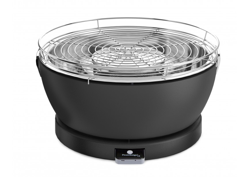 Feuerdesign VESUVIO GRIJS rookvrije tafel grill barbecue