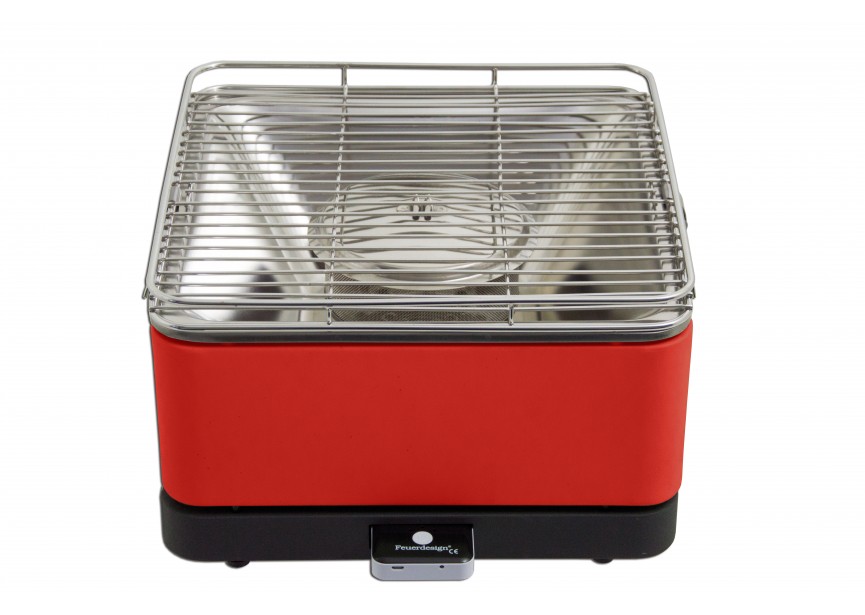 Feuerdesign TEIDE ROOD PREMIUM rookvrije tafel grill bbq