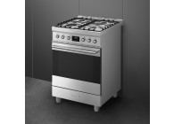 Smeg C6GMX2 inox 60 cm gas fornuis multifunctionele oven