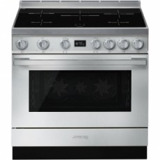 Smeg CPF9IPX 90cm A+ inductiefornuis pyrolyse oven inox