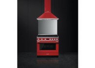 Smeg CPF9IPR 90cm A+ inductiefornuis pyrolyse oven rood