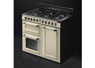 Smeg ATR103P 100cm A-klasse gasfornuis 2x oven grill Creme