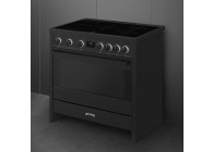 Smeg B95IMAN9 90cm A-klasse inductiefornuis oven antraciet