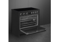 Smeg B95IMAN9 90cm A-klasse inductiefornuis oven antraciet