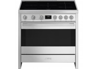 Smeg B95IMX9 90 cm A-klasse inductiefornuis oven Inox