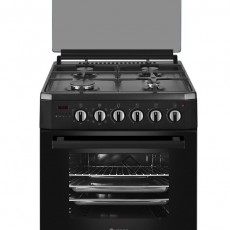 Wiggo 60 cm Zwart 9 series gasfornuis electrische oven