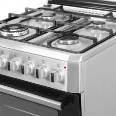 Wiggo 60 cm RVS Serie 9 wok gasfornuis electrische oven