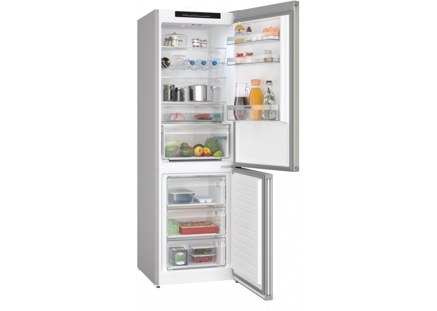 Siemens KG36N2IDF vrijstaande koel-vriescombi 186cm Inox