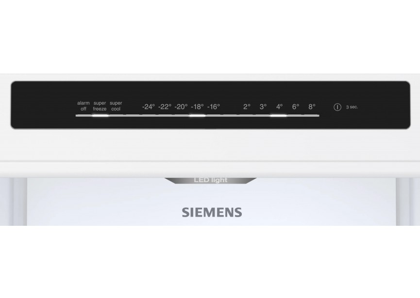 Siemens KG36N2IDF vrijstaande koel-vriescombi 186cm Inox