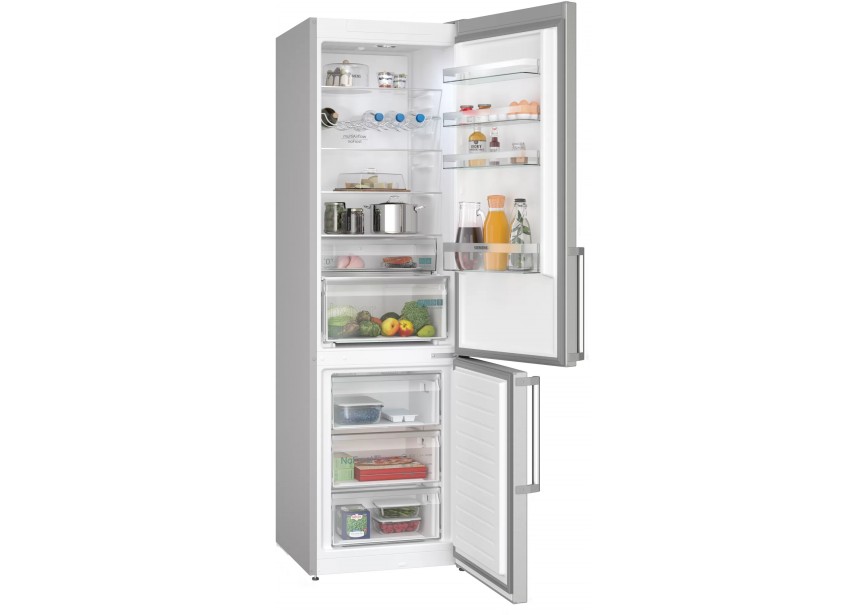 Siemens KG39N7ICT vrijstaande koel-vriescombi 203cm Inox