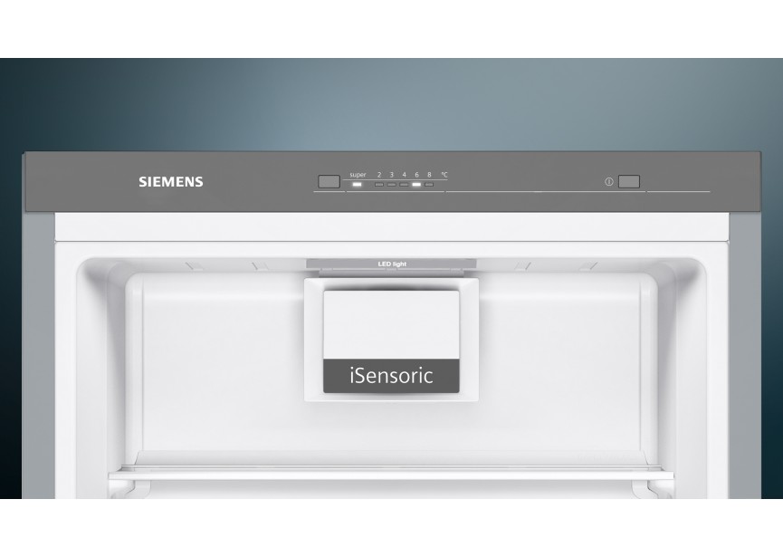 Siemens KS36VVXDP 186 cm vrijstaande koelkast Zwart Inox