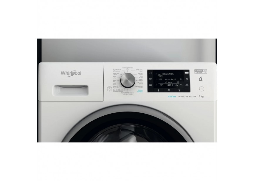 Whirlpool FFD9469EBSVBE 9 kg 1400 Toeren wasautomaat