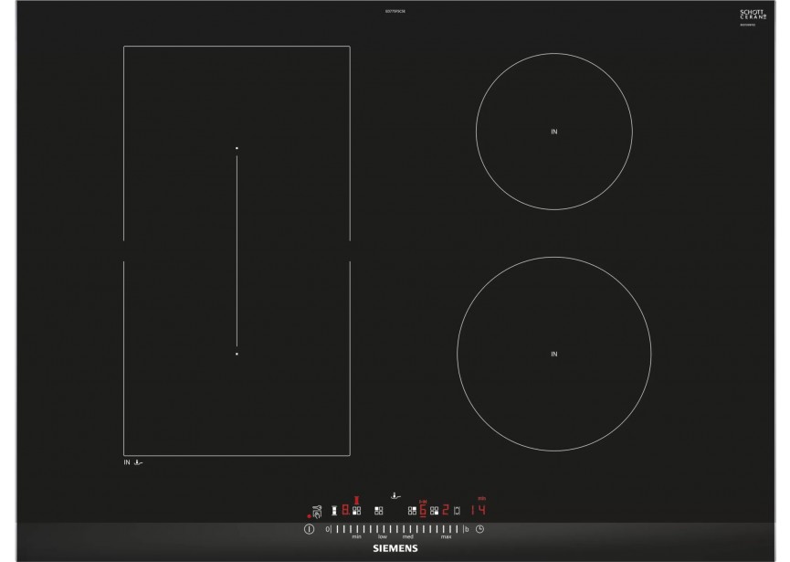 Siemens ED775FSC5E XL iQ500 inductiekookplaat 70 cm Zwart