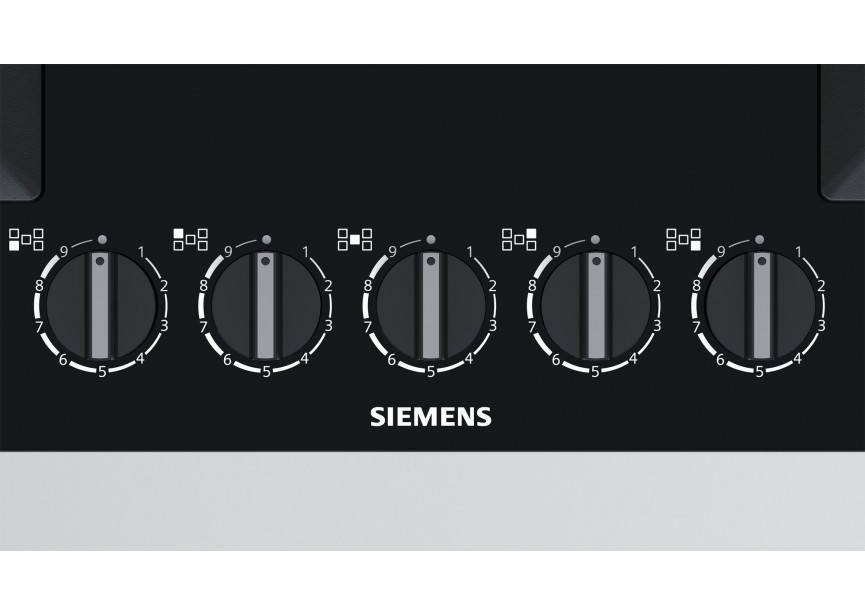 Siemens EP7A6QB20 75 cm iQ500 inbouw Gaskookplaat Zwart glas