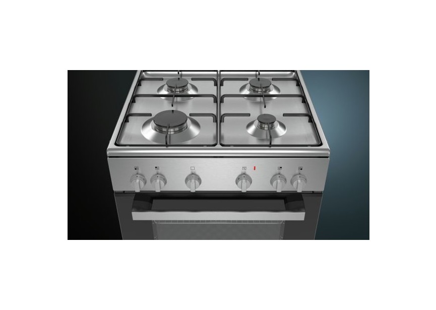 Siemens HX5P00D50 gasfornuis met electrische hetelucht oven