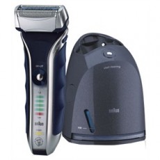 Braun Contour Pro System Plus Blue Silver scheerapparaat