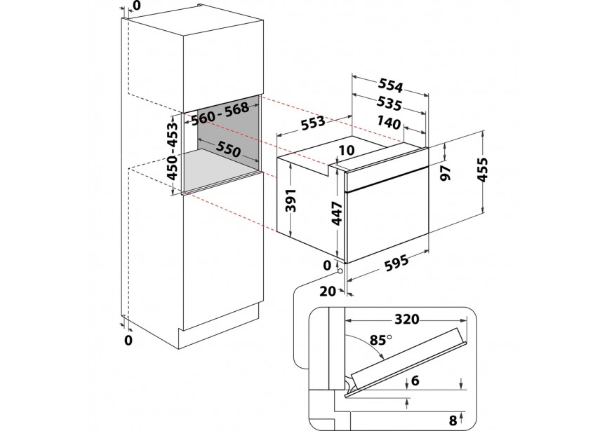 Bauknecht EMPK11F645 Touch Combi-magnetron hetelucht 40 L