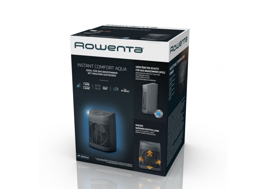 Rowenta SO6511F2 2400 W compacte badkamer verwarming