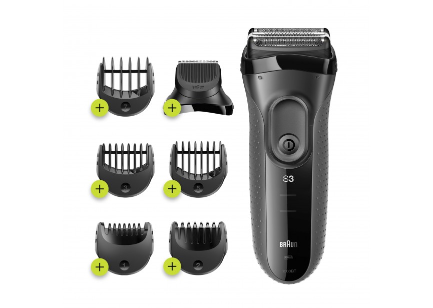 Braun 3000BT ShaveStyle oplaadbaar scheerapparaat Grijs