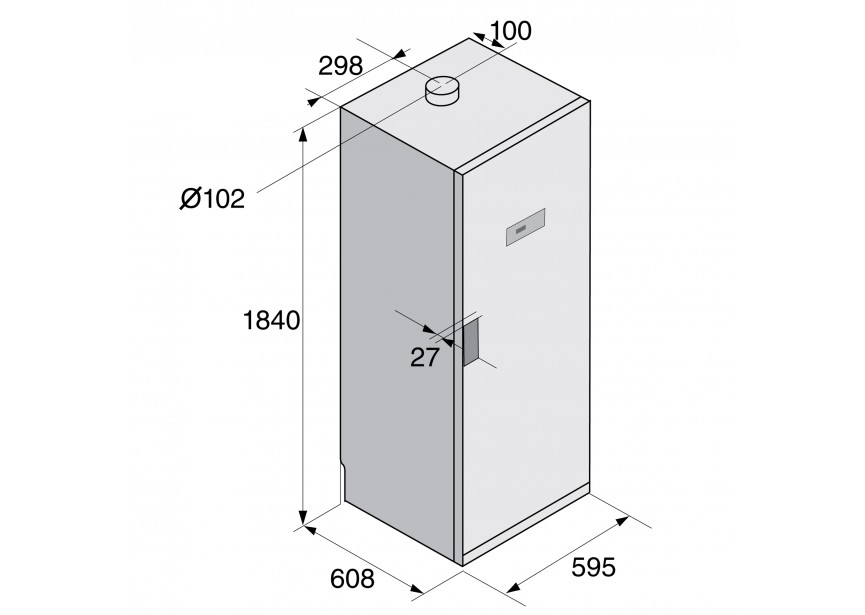 Asko DC7784V professionele droog kolom kast