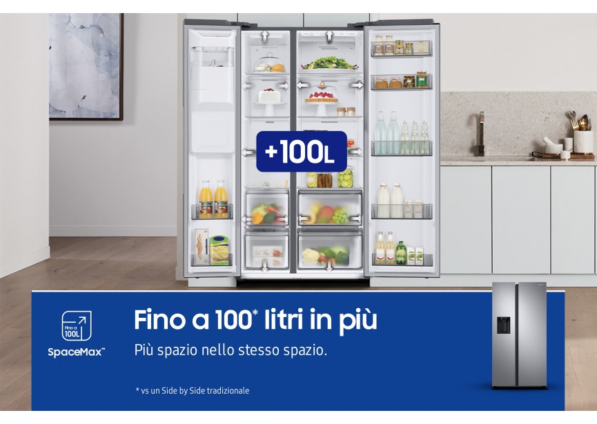 Samsung RS68A884CSLEF Inox RVS Side by Side -kraan nodig-