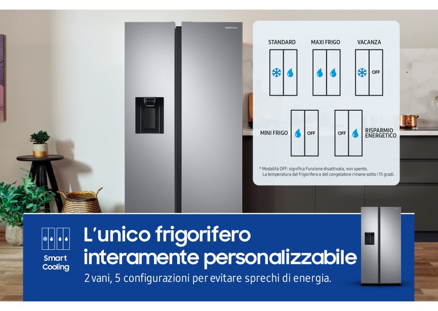 Samsung RS68A884CSLEF Inox RVS Side by Side -kraan nodig-