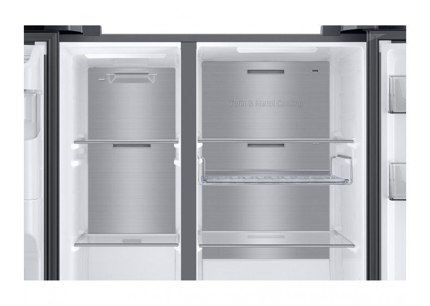 Samsung RS68A884CB1EF Black Inox rvs amerikaanse koelkast