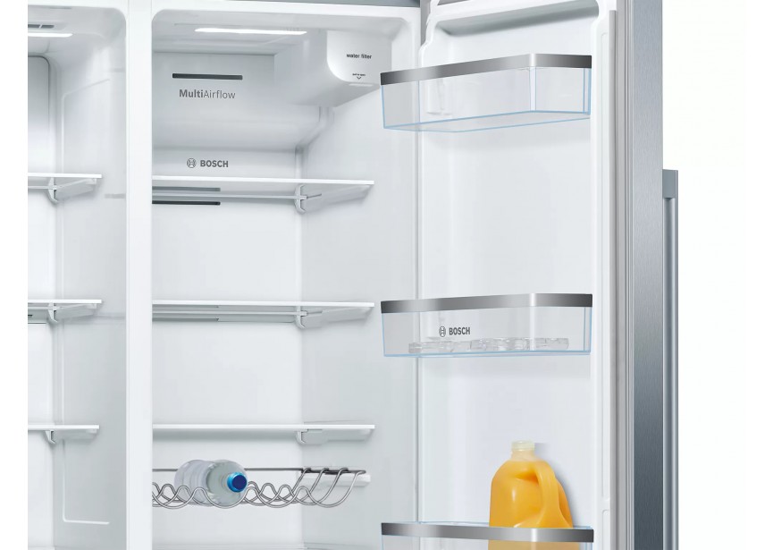 Bosch KAD93AIEP inox RVS amerikaanse koelkast -kraan nodig-