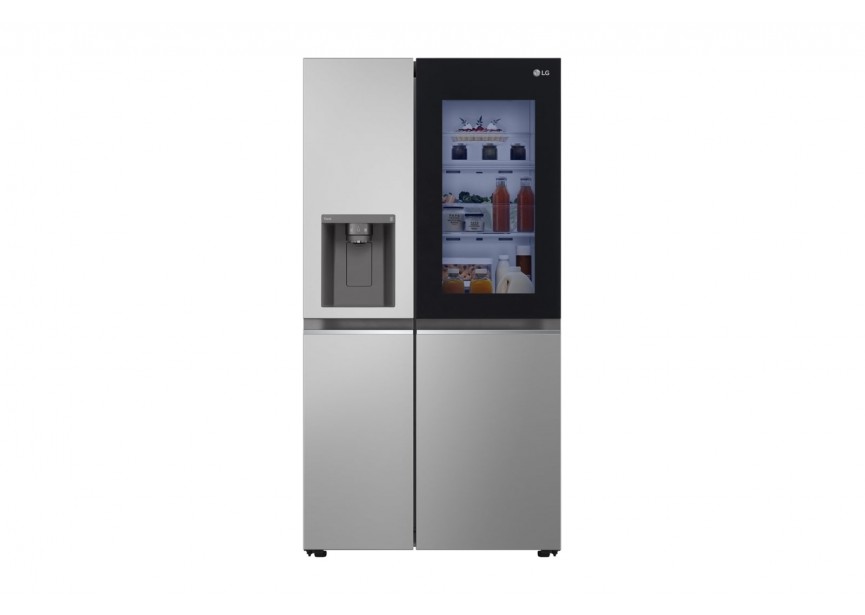 LG GSGV80PYLD Side by Side met Scherm Zilver -kraan nodig-