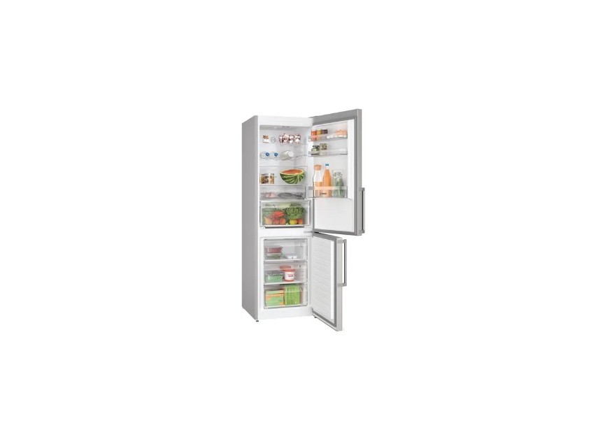 Bosch KGN367ICT Superzuinige 186 cm 321 L koelvrieskast Inox