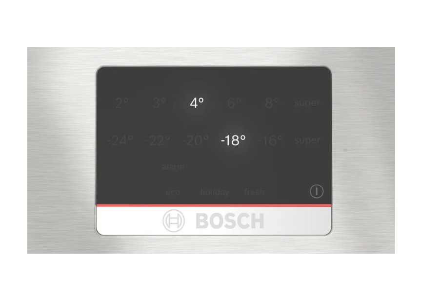 Bosch KGN367ICT Superzuinige 186 cm 321 L koelvrieskast Inox