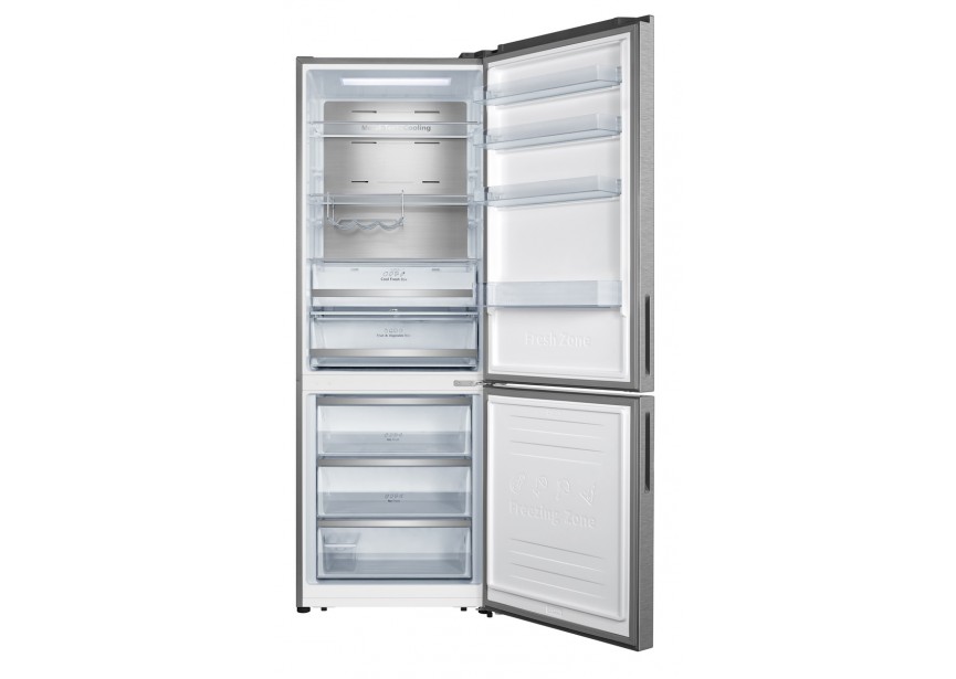 Hisense RB645N4BID 200cm 495L No Frost koel-vrieskast Inox