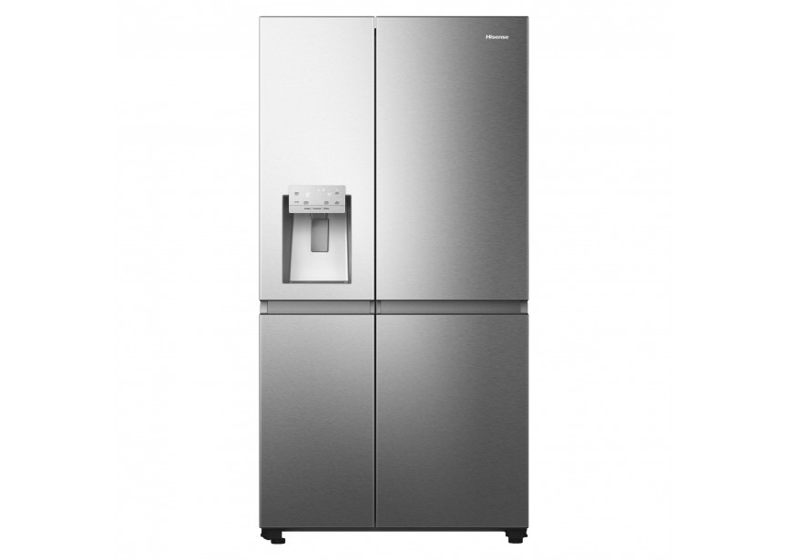 Hisense RS818N4IIE1 Inox Amerikaanse koelkast kraan nodig