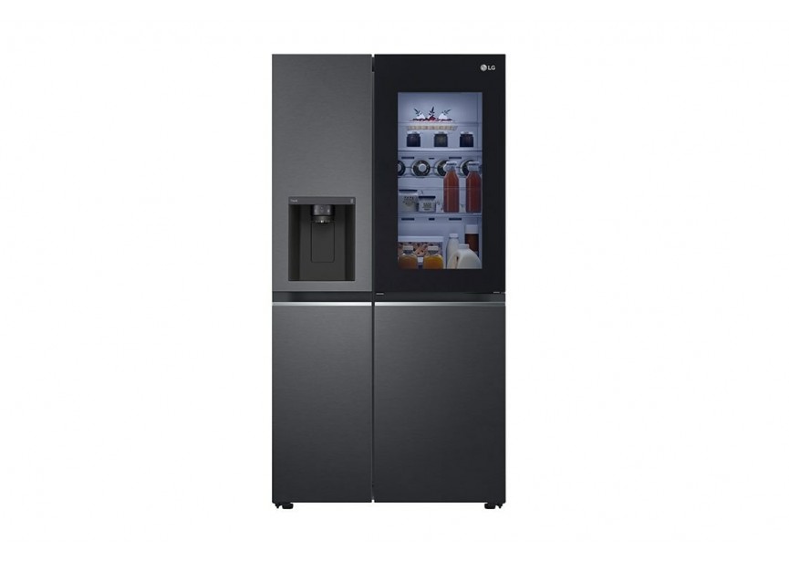LG GSXV81MCLE Side by Side met scherm Mat Zwart kraan nodig