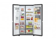 LG GSXV81MCLE Side by Side met scherm Mat Zwart kraan nodig