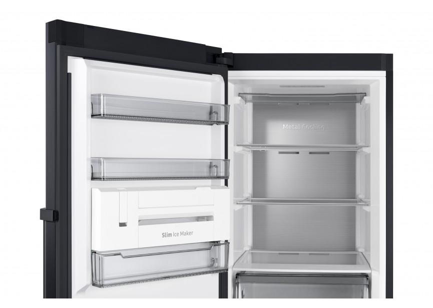 Samsung RZ32C7CBEB1 186 cm 323 L diepvriezer Zwart inox