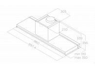 Elica PRF0160152 LEVER IX/A/90 inbouwgroep