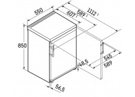 Liebherr Rc 1400-20 Pure Zuinige tafel model koelkast
