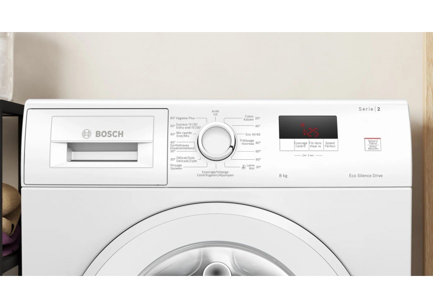 Bosch 8 KG A-klasse 1400 tpm SpeedPerfect wasautomaat