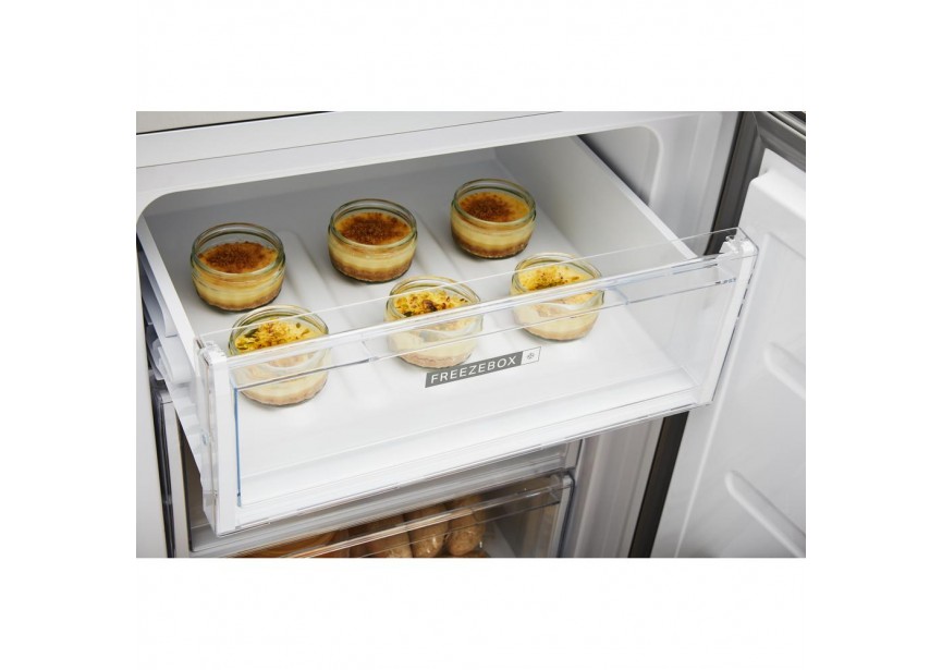 Whirlpool W5721EOX2 Silver look koel vriescombinatie