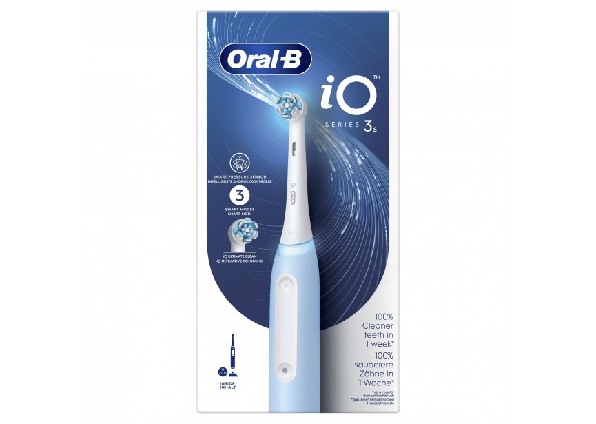 Braun Oral-B iO 3S Ice Blue electrische tandenborstel